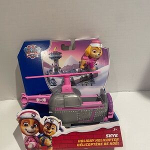 PAW Patrol Skye Holiday Helicopter - Pink and Gray